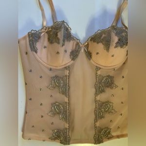Push-up embroidered corset NEW